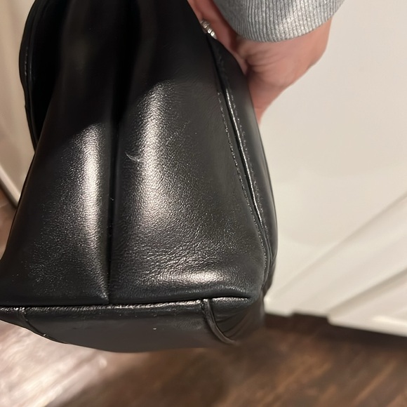 Tory Burch Kira Quilted Black Leather Double T Satchel - Picture 10 of 13